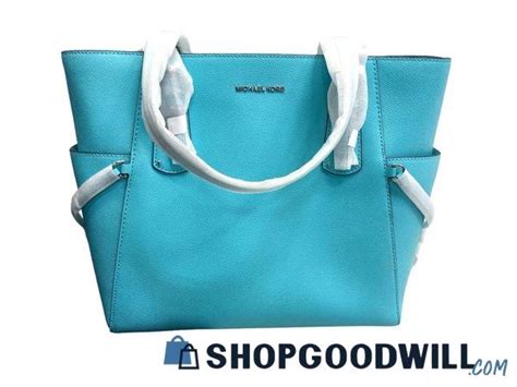 michael kors ocean blue tote